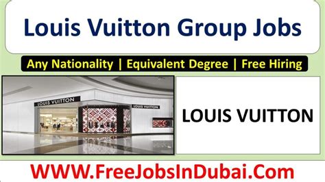 louis vuitton job vacancies|Louis Vuitton entry level jobs.